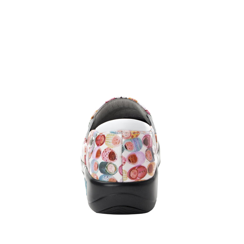 Keli Fresh Baked White slip on style shoe with career casual outsole - KEL-7841_S3