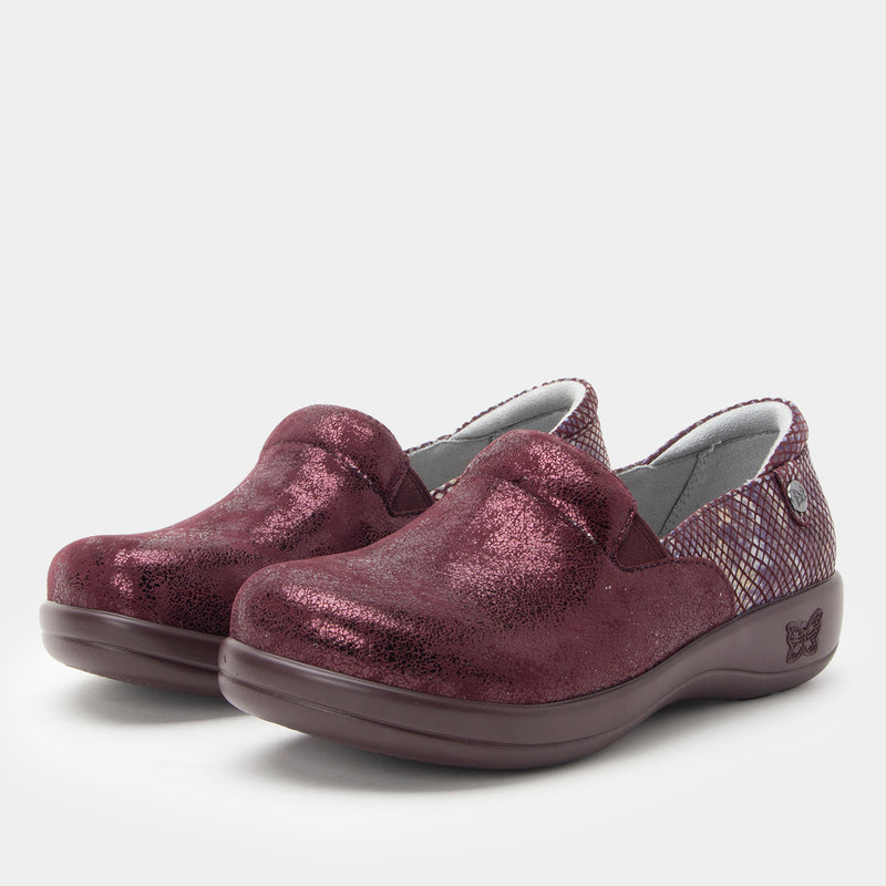 Keli Glimmer Burgundy Shoe