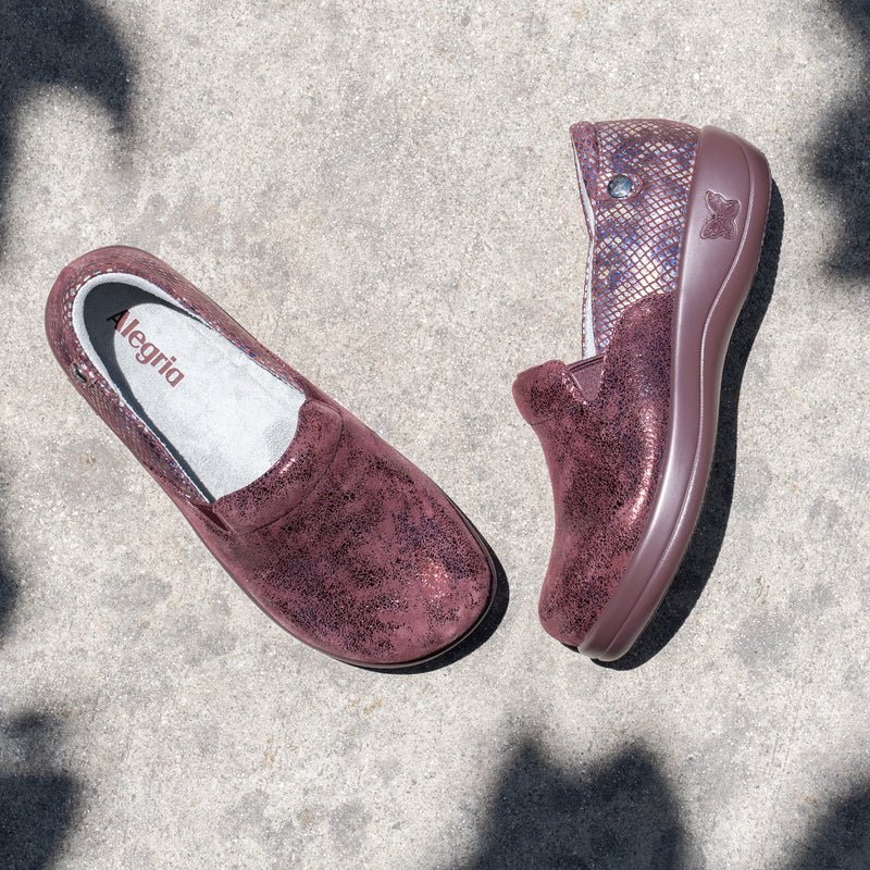 Keli Glimmer Burgundy Shoe