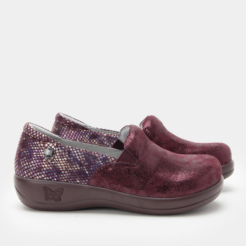 Keli Glimmer Burgundy Shoe