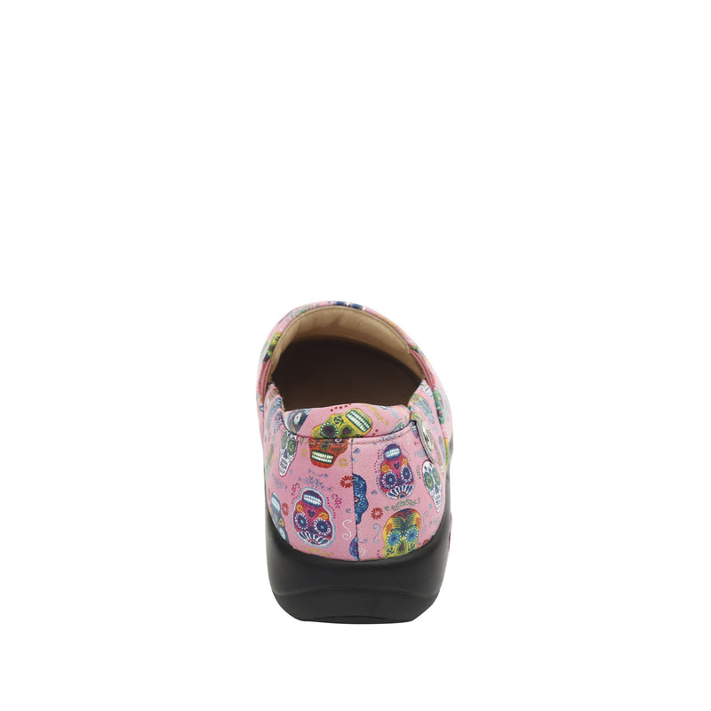 Keli Sugar Skulls Pink Shoe | Alegria Shoes