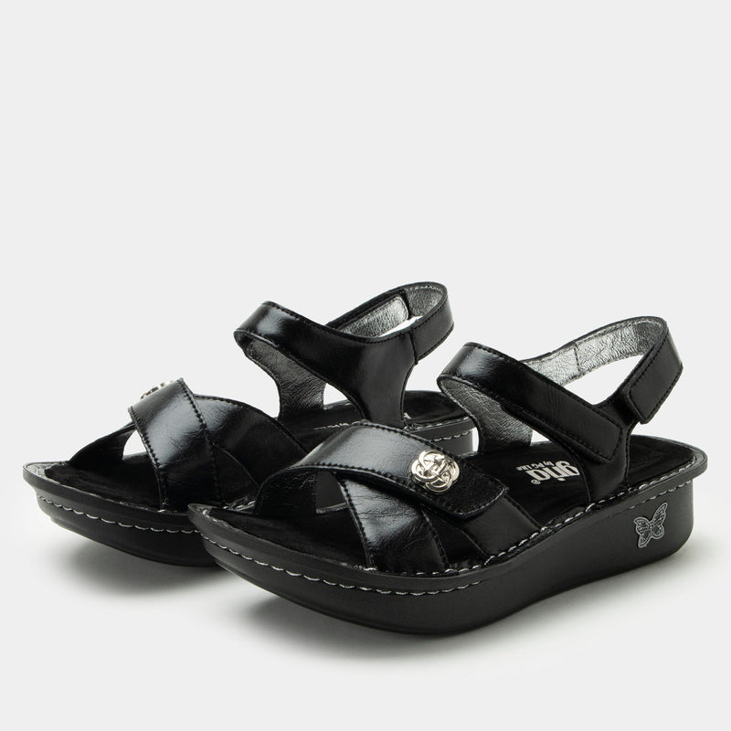 Kelsi Black Sapphire Sandal | Alegria Shoes
