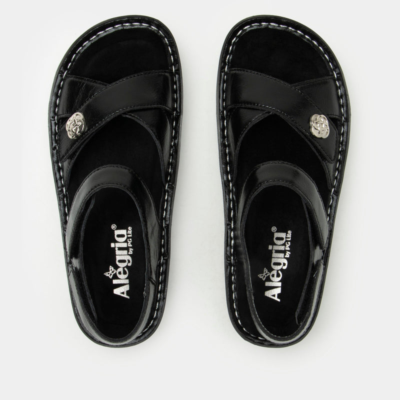 Kelsi Black Sapphire Sandal | Alegria Shoes