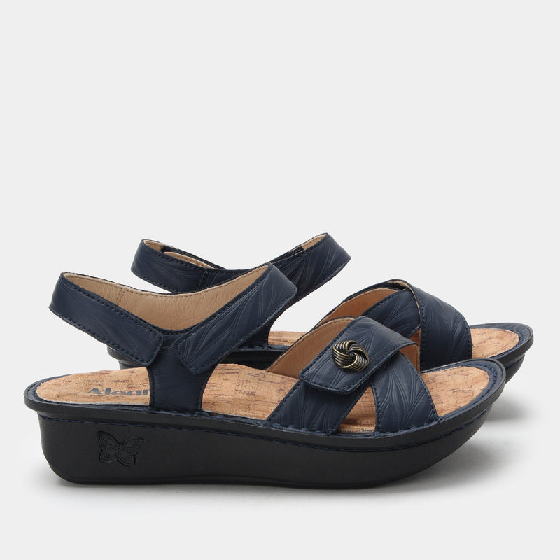 Kelsi Fondly Navy Sandal | Alegria Shoes