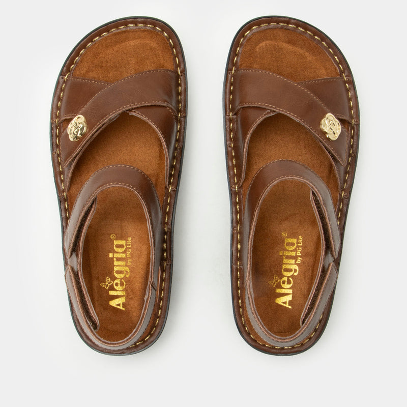 Kelsi Marrone Sandal | Alegria Shoes