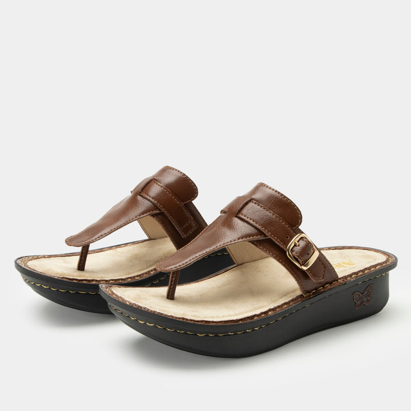 Kennedi Marrone Sandal | Alegria Shoes