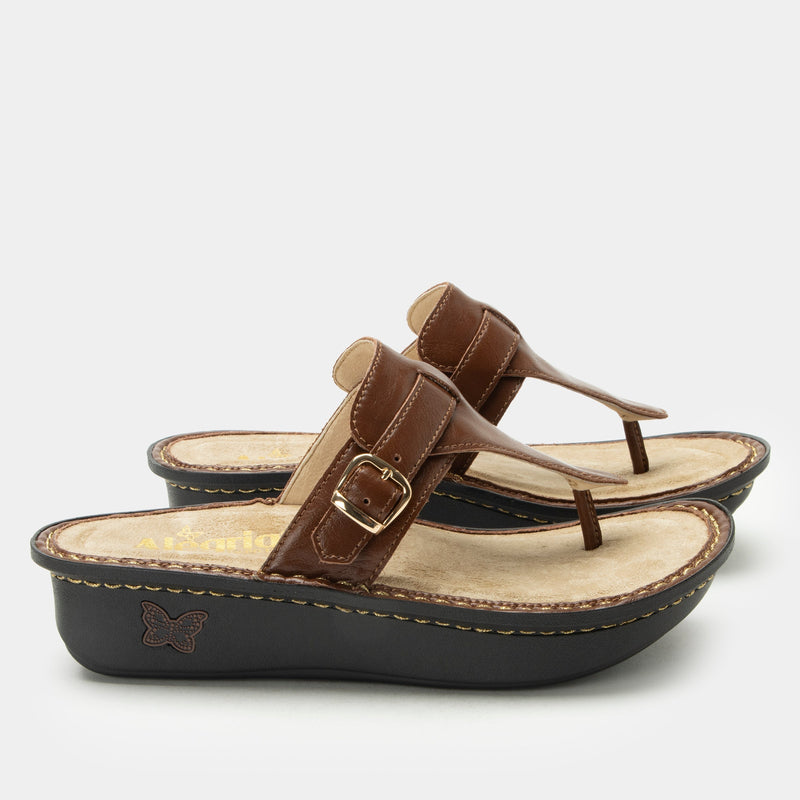 Kennedi Marrone Sandal | Alegria Shoes