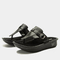 Kennedi Twinkle Black Sandal | Alegria Shoes