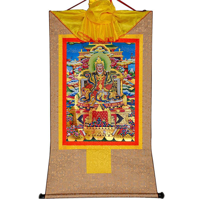 King Gesar གེ་སར - Tibetan thangka painting, view 7