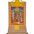 King Gesar གེ་སར - Tibetan thangka painting, view 7