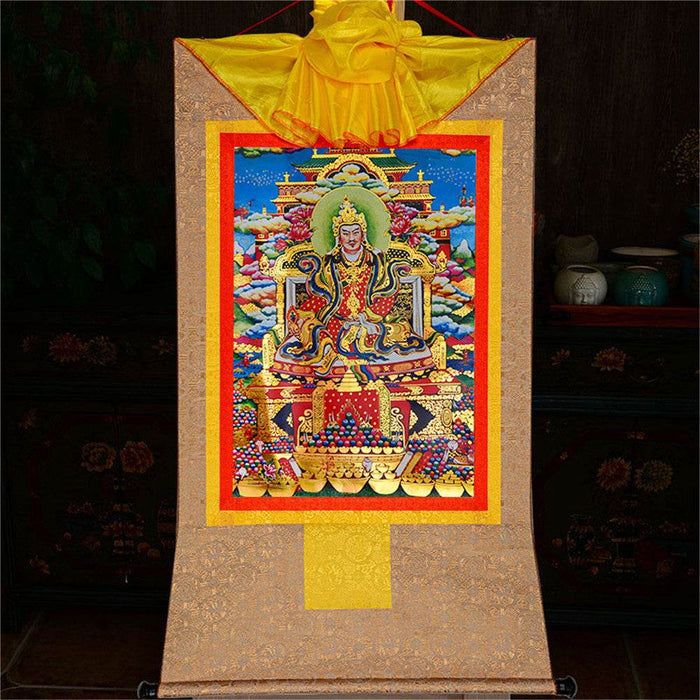 King Gesar གེ་སར - Tibetan thangka painting, view 8