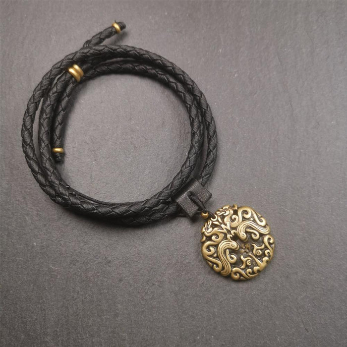 Kirtimukha Amulet 1.0" - Tibetan Buddhist amulet, view 6