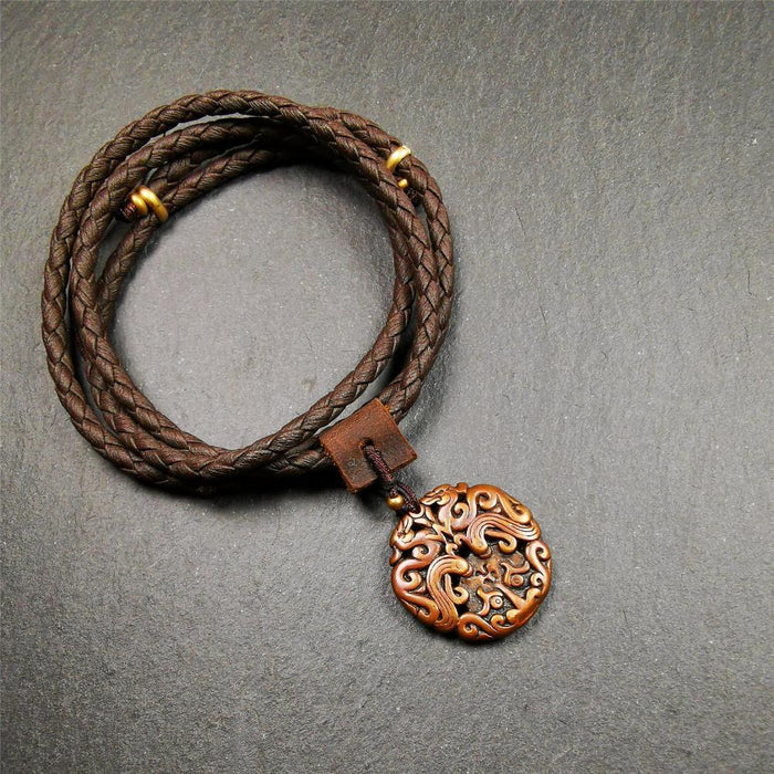 Kirtimukha Amulet 1.0" - Tibetan Buddhist amulet, view 7