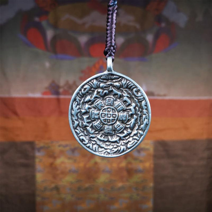 Kirtimukha Melong 1.77" - Tibetan Buddhist art, view 8