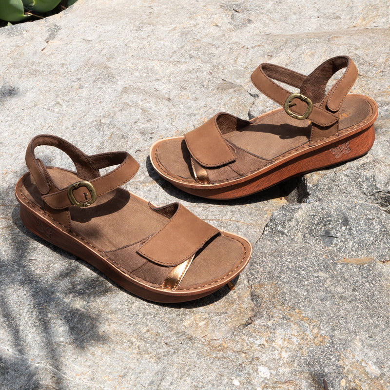 Klementine Pecan Sandal | Alegria Shoes