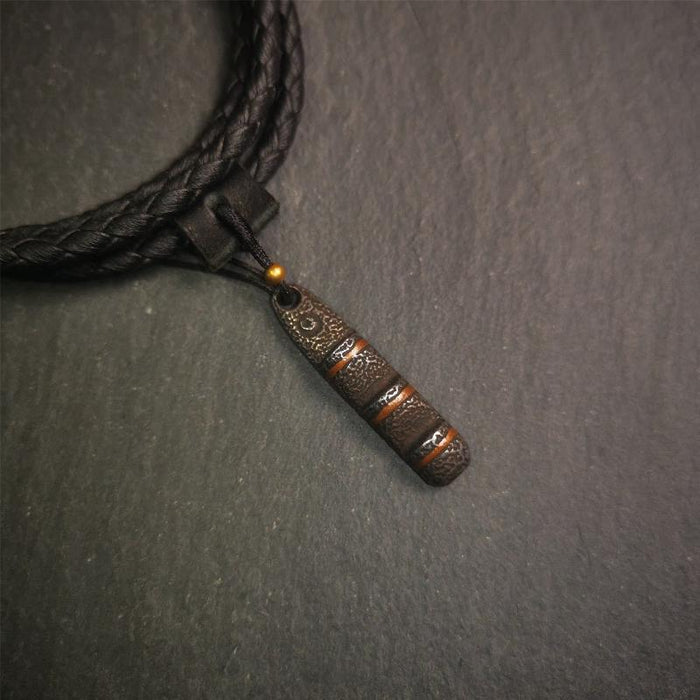 Ladder Amulet 1.38" - Tibetan Buddhist amulet, front view