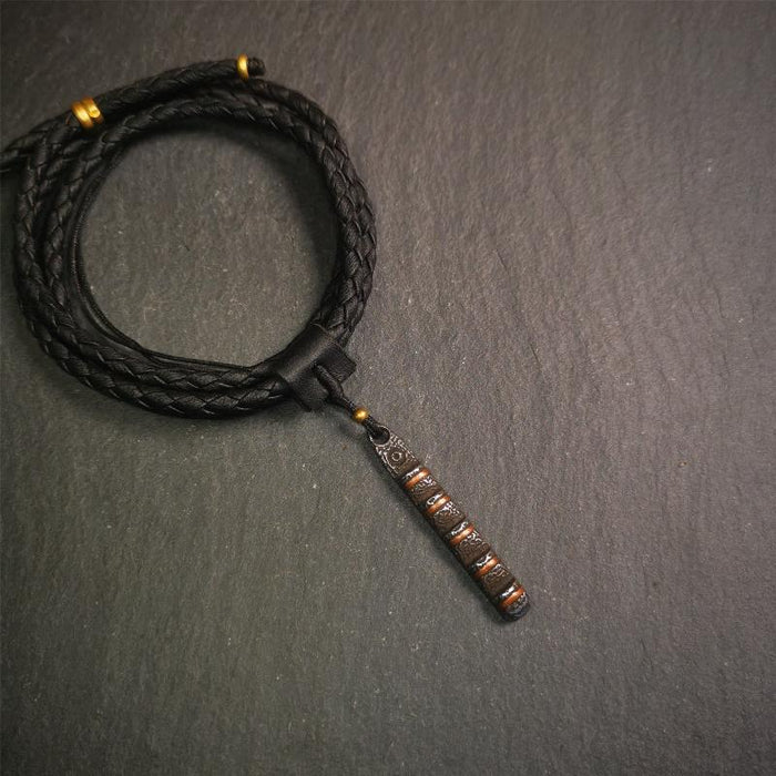 Ladder Amulet 1.77" - Tibetan Buddhist amulet, detailed view
