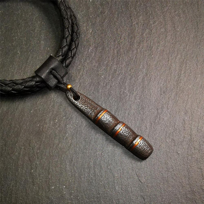 Ladder Amulet 2.08" - Tibetan Buddhist amulet, front view