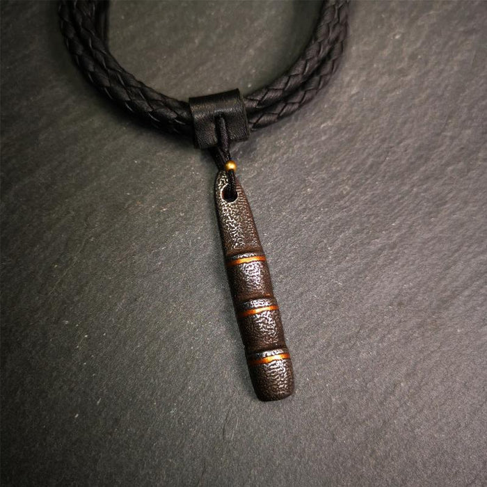 Ladder Amulet 2.08" - Tibetan Buddhist amulet, close-up detail