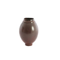 Larka brown ceramic vase