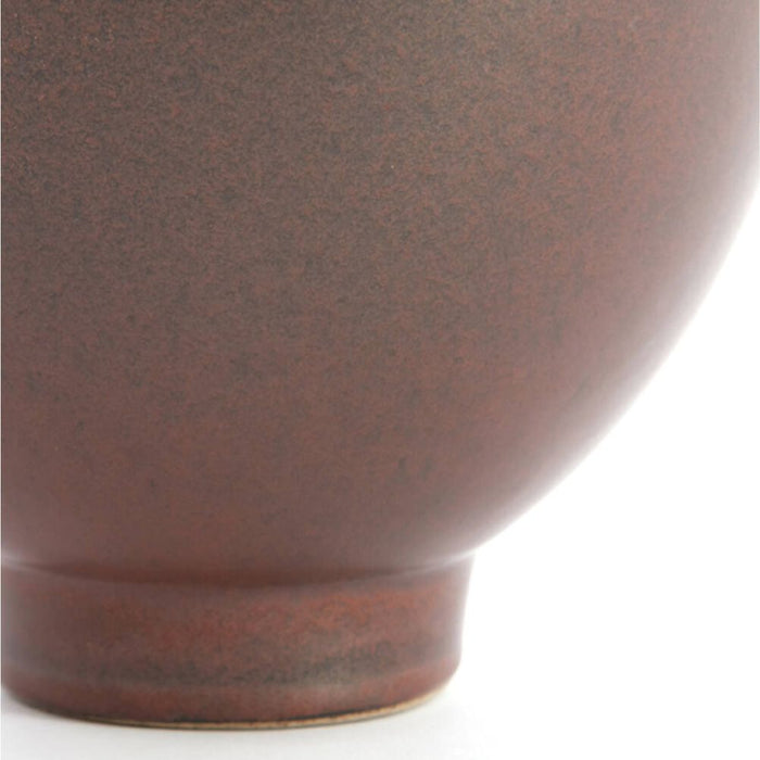Larka brown ceramic vase