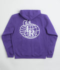 Last Resort AB Atlas Monogram Hoodie in Heliotrope and White