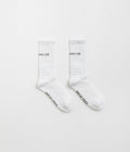 Last Resort AB Bubble Socks in White and Black