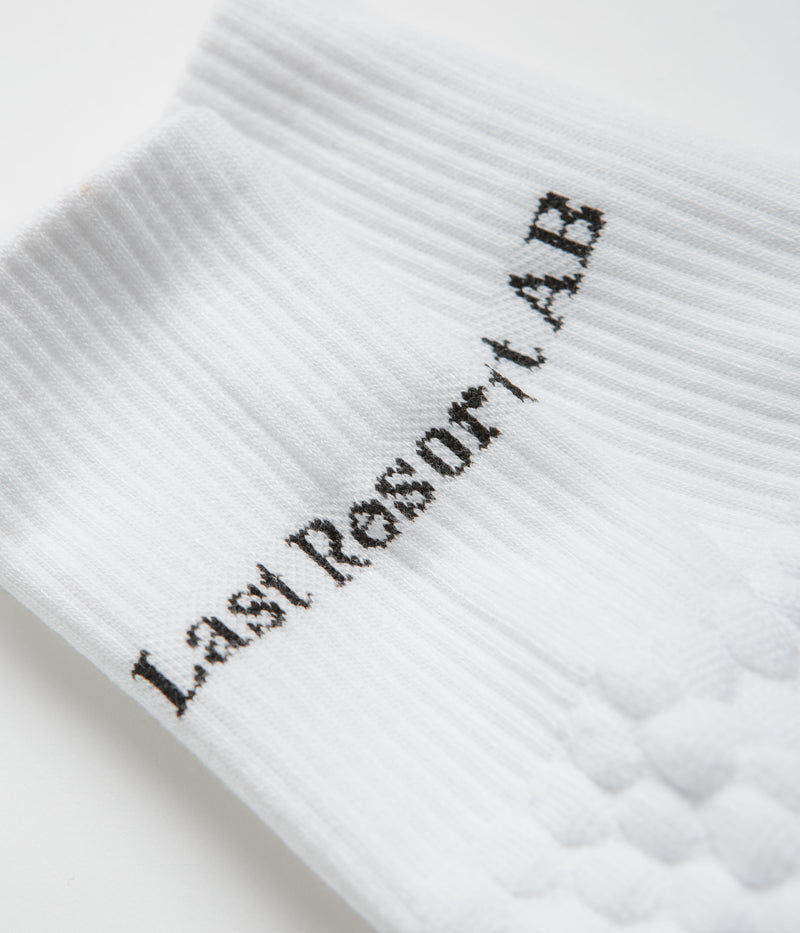 Last Resort AB Bubble Socks in White and Black