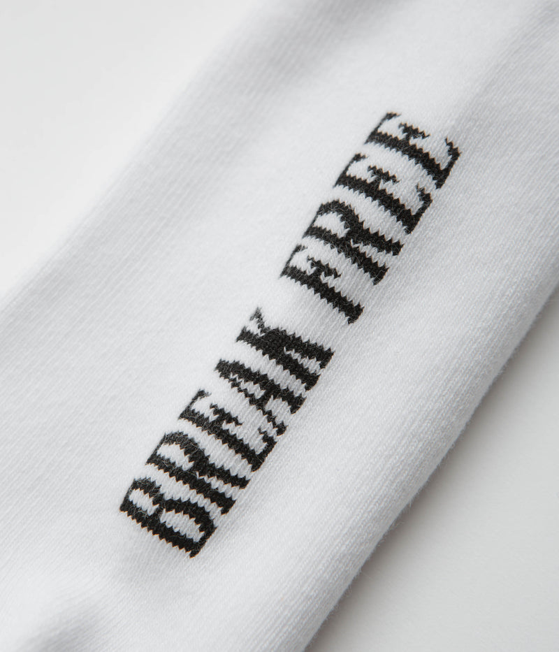 Last Resort AB Bubble Socks in White and Black