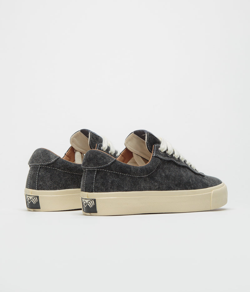 Last Resort AB VM001 Canvas Shoes in Washed Black and White