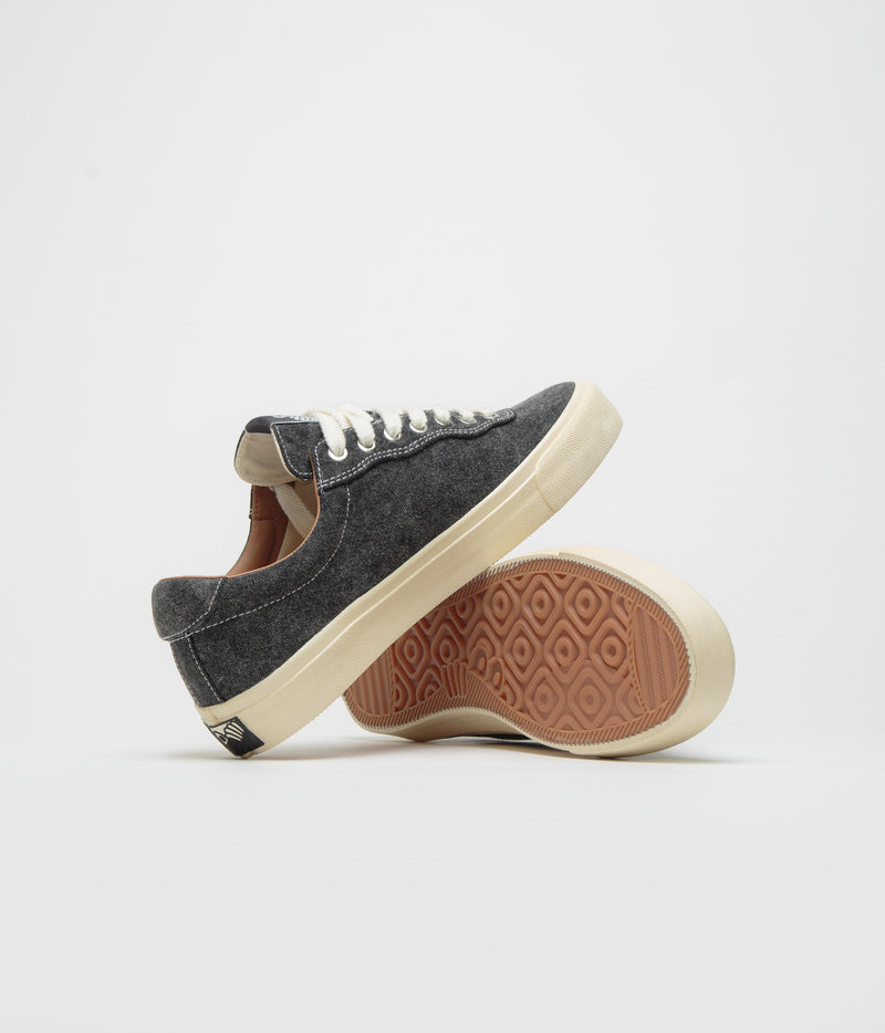Last Resort AB VM001 Canvas Shoes in Washed Black and White