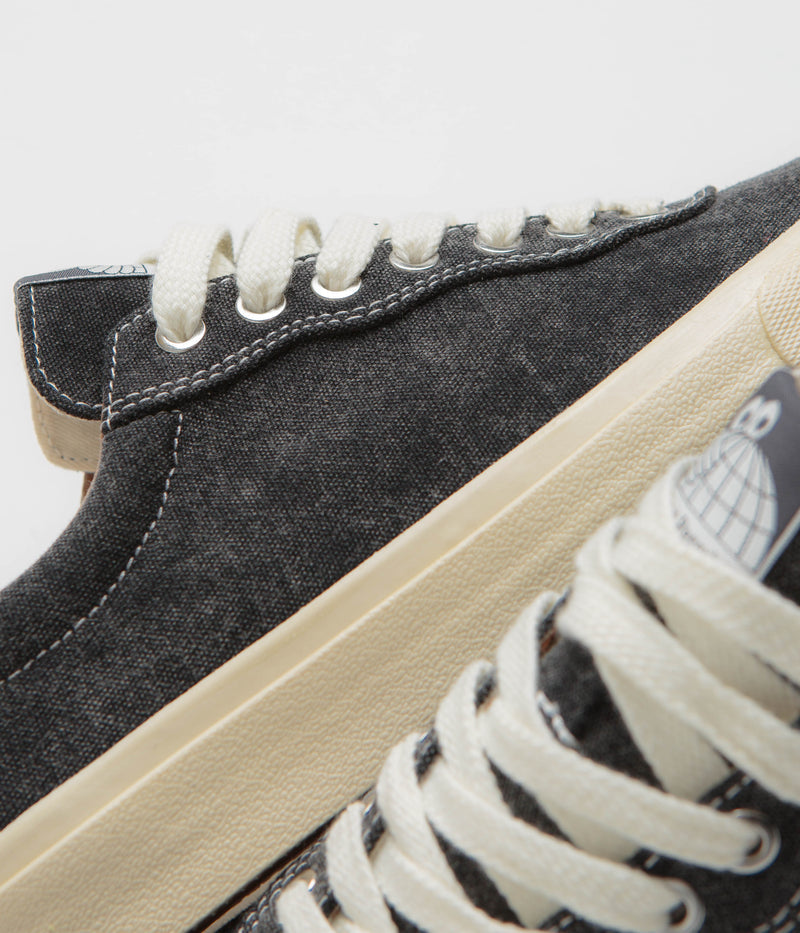Last Resort AB VM001 Canvas Shoes in Washed Black and White