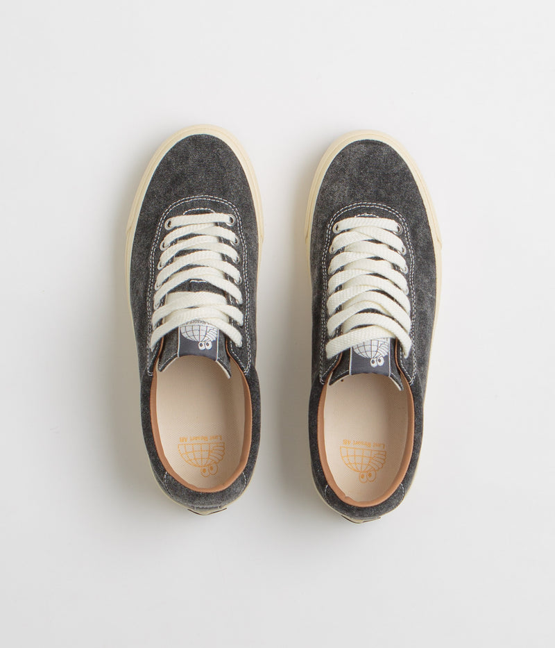 Last Resort AB VM001 Canvas Shoes in Washed Black and White