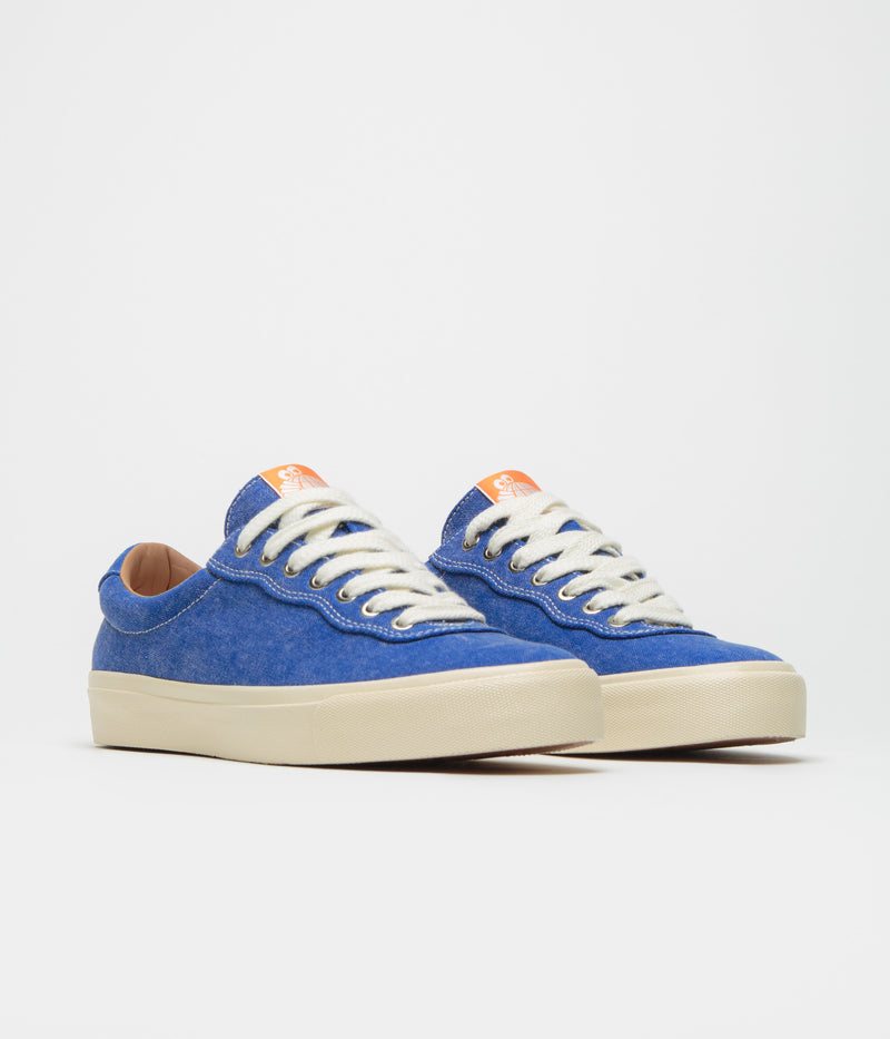 Last Resort AB VM001 Canvas Shoes in Washed Royal Blue and White