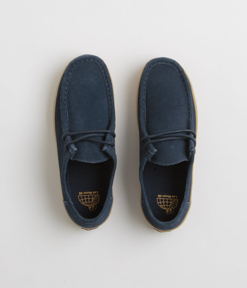 Last Resort AB VM006 Moc Shoes in Dark Navy and Gum