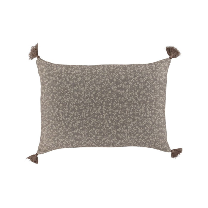 Latte & Sand Tassel Cushion