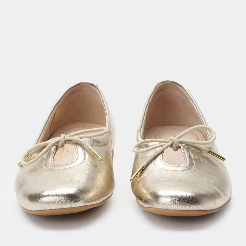 Leilah Gold Shoe | Alegria Shoes
