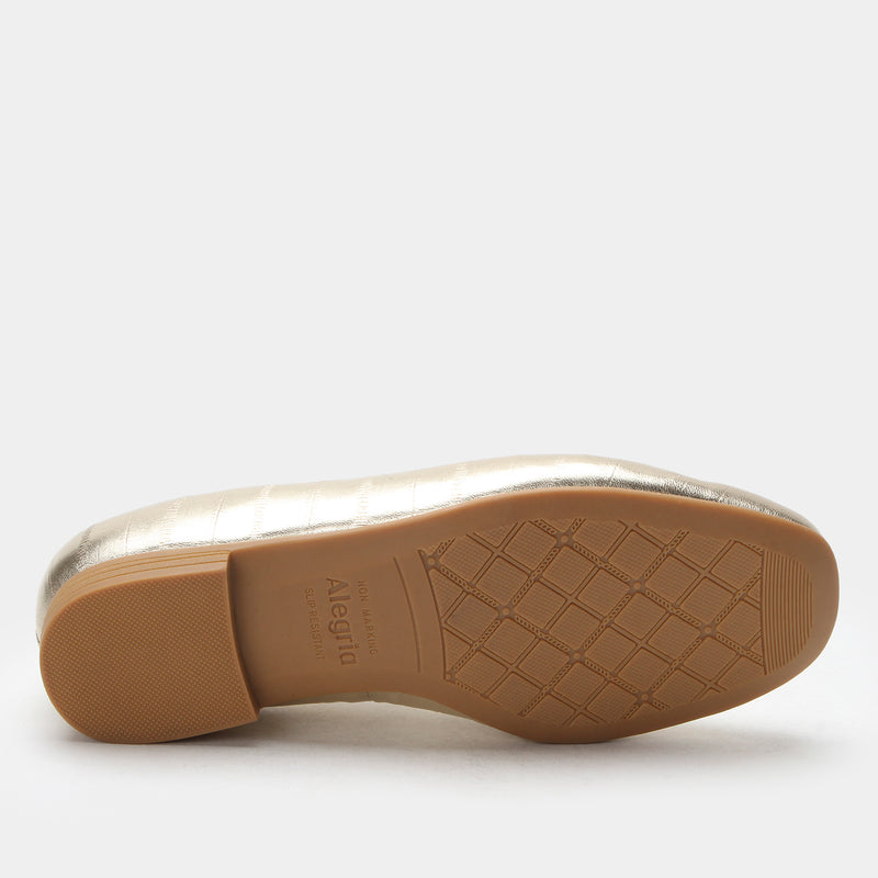 Leilah Gold Shoe | Alegria Shoes