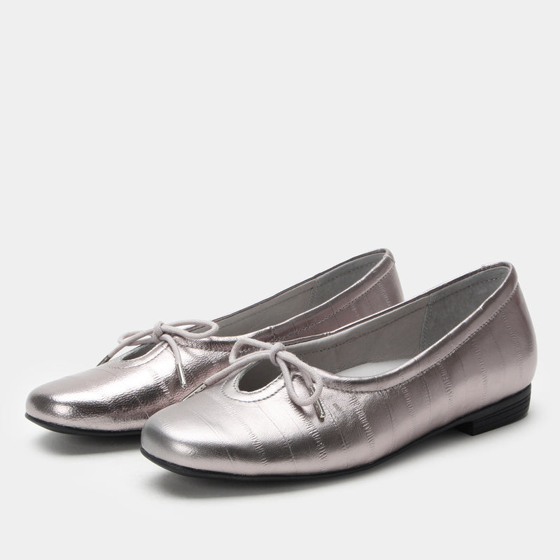 Leilah Platinum Shoe | Alegria Shoes