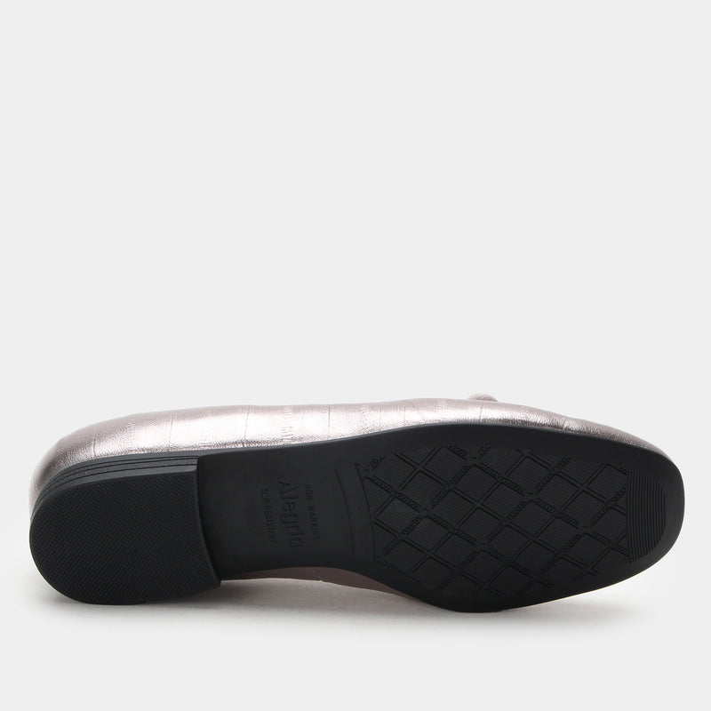 Leilah Platinum Shoe | Alegria Shoes