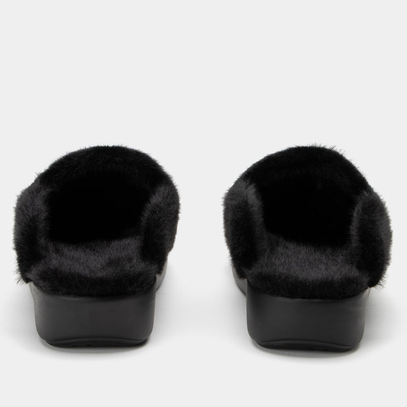 Leisurelee 2 Black Slipper | Alegria Shoes