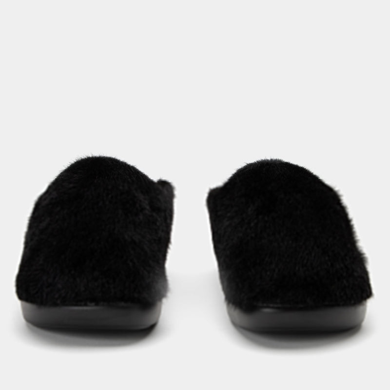 Leisurelee 2 Black Slipper | Alegria Shoes