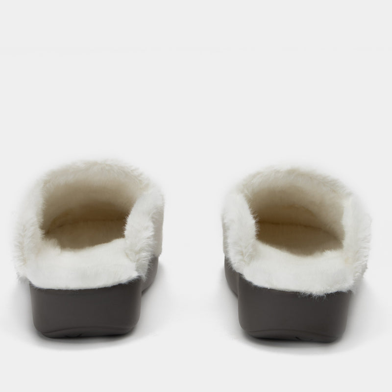 Leisurelee 2 White Slipper | Alegria Shoes