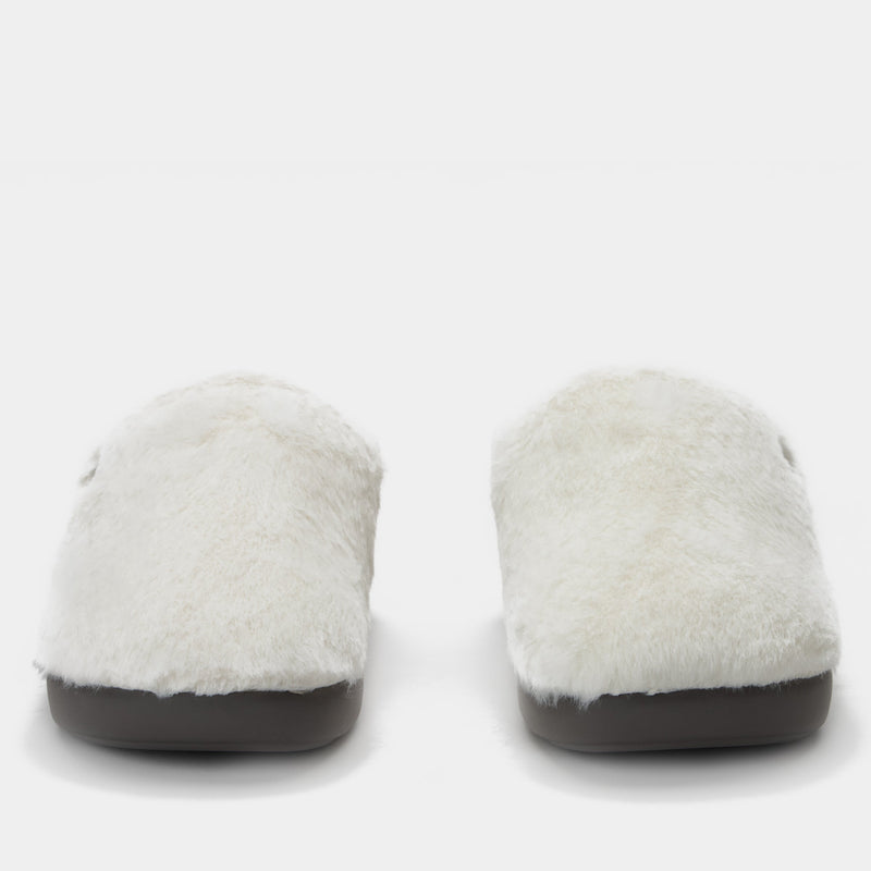 Leisurelee 2 White Slipper | Alegria Shoes