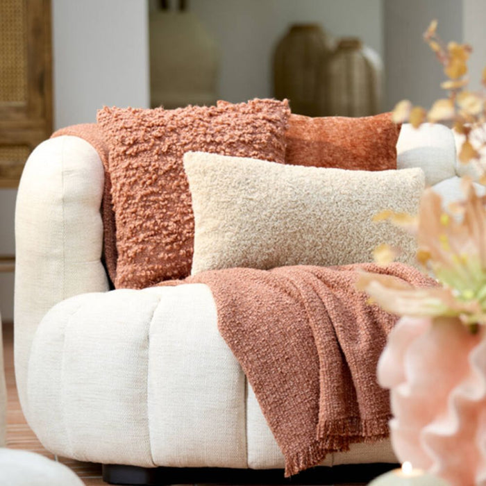 Lia Lumbar Beige Cushion