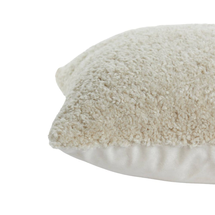 Lia Square Beige Cushion