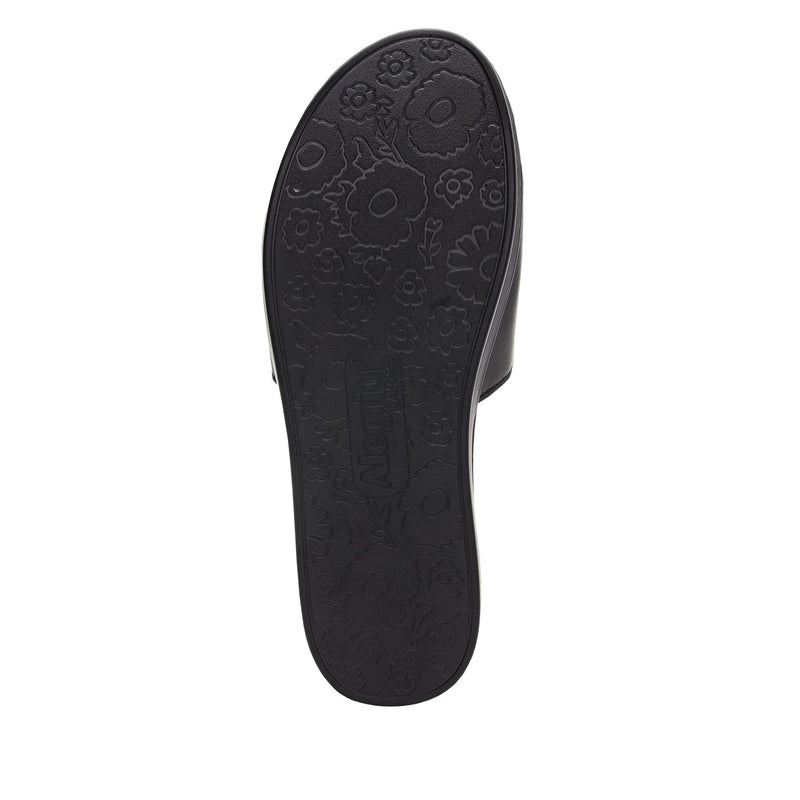 Lilie Black Sandal | Alegria Shoes