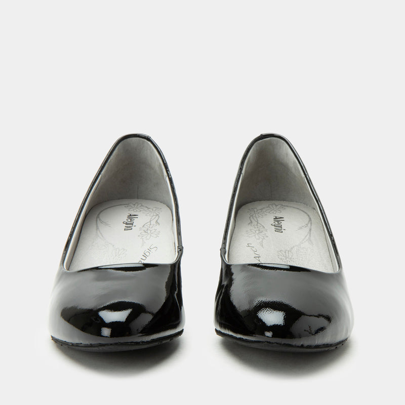 Lisah Black Patent Shoe | Alegria Shoes