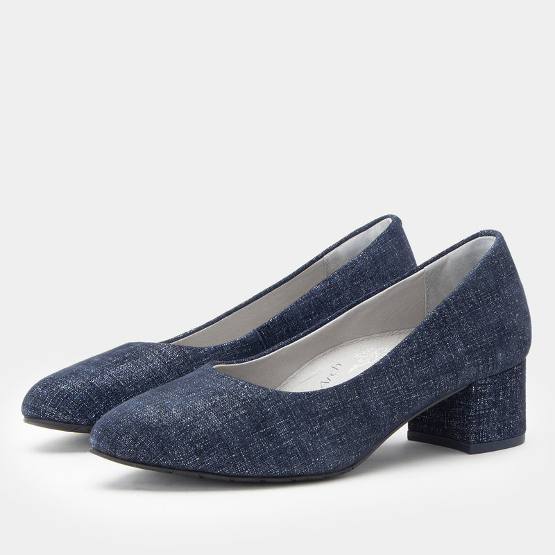 Lisah Tailored Navy Shoe