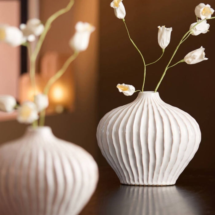 Lorina Cream Vase